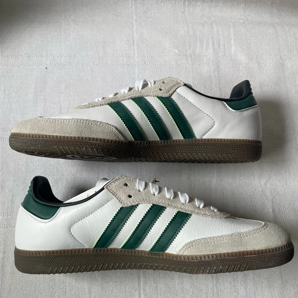 Adidas Samba ADV White College Green Sneakers Men's Size 11 GY6940 - Picture 7 of 9